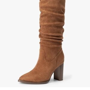 Dream Pairs Tan Heeled Boots